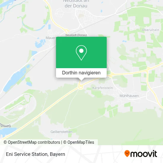 Eni Service Station Karte