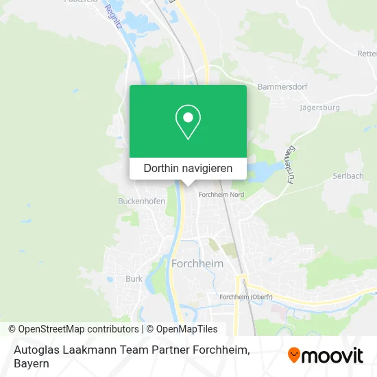 Autoglas Laakmann Team Partner Forchheim Karte