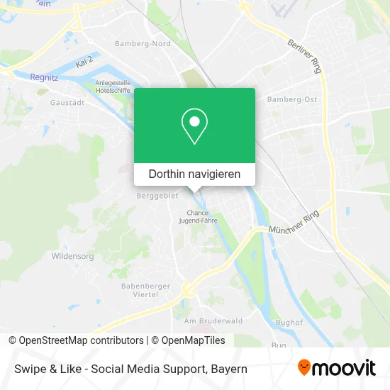 Swipe & Like - Social Media Support Karte