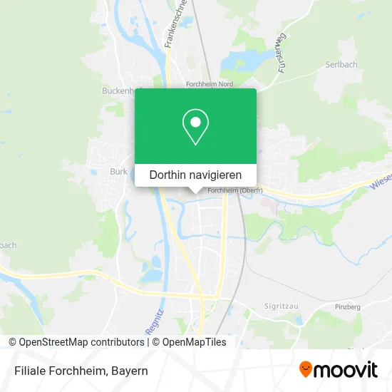 Filiale Forchheim Karte