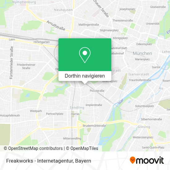 Freakworks - Internetagentur Karte