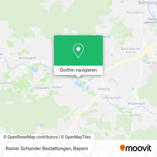 Rainer Schunder Bestattungen Karte