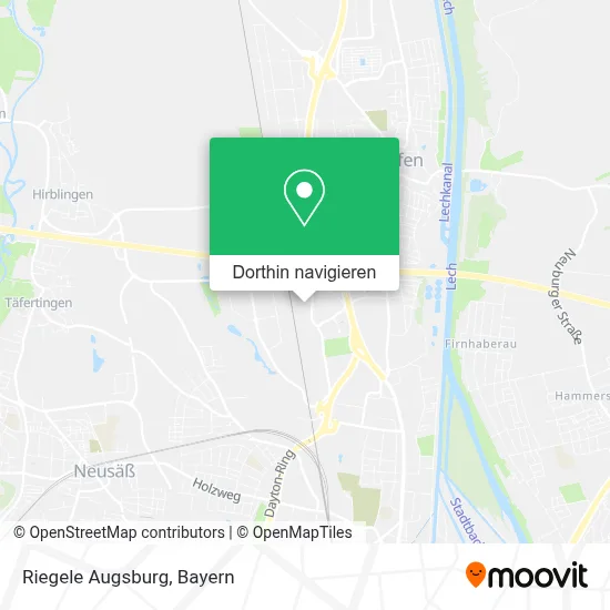 Riegele Augsburg Karte