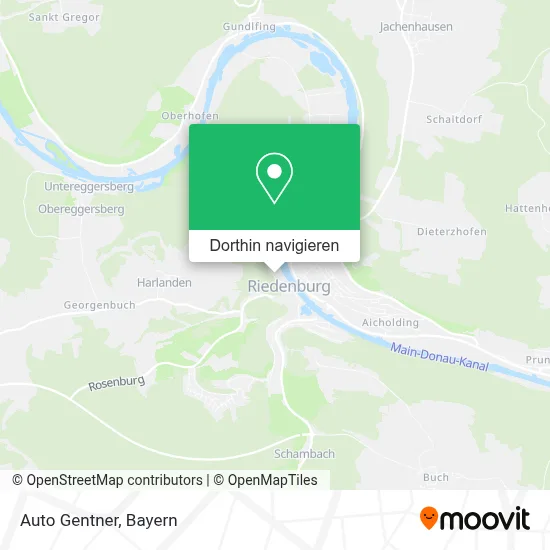 Auto Gentner Karte