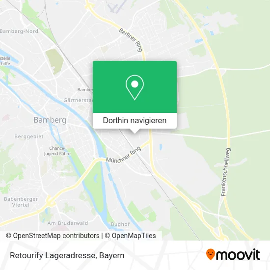 Retourify Lageradresse Karte