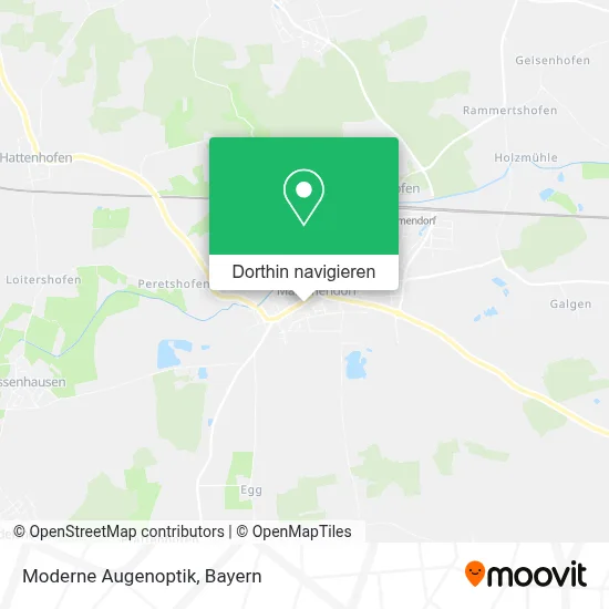 Moderne Augenoptik Karte