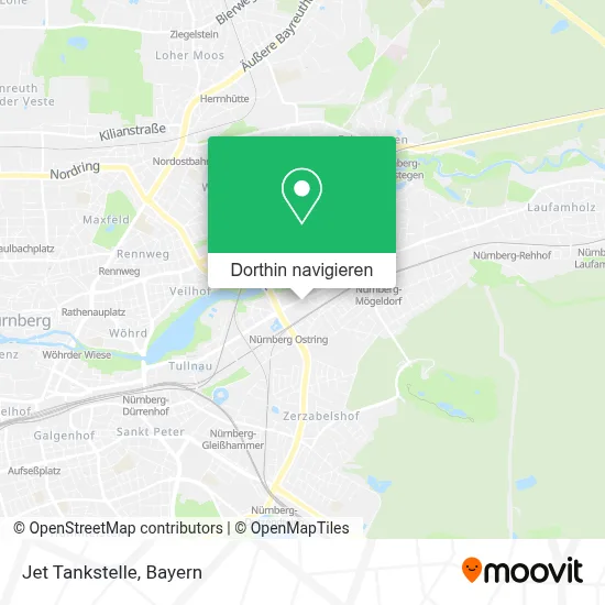 Jet Tankstelle Karte