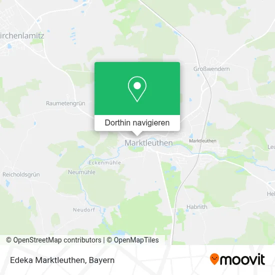 Edeka Marktleuthen Karte