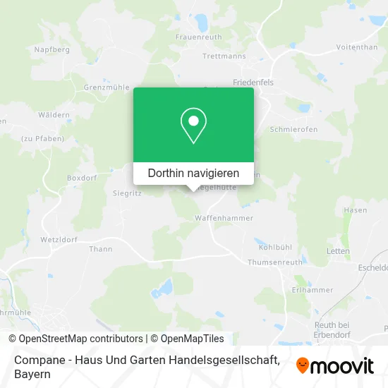 Compane - Haus Und Garten Handelsgesellschaft Karte