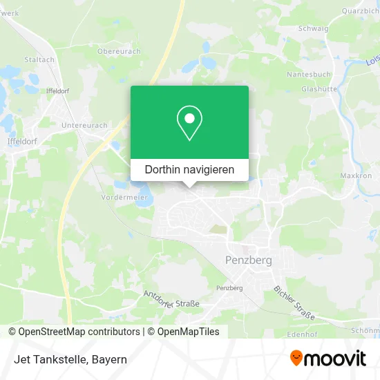Jet Tankstelle Karte