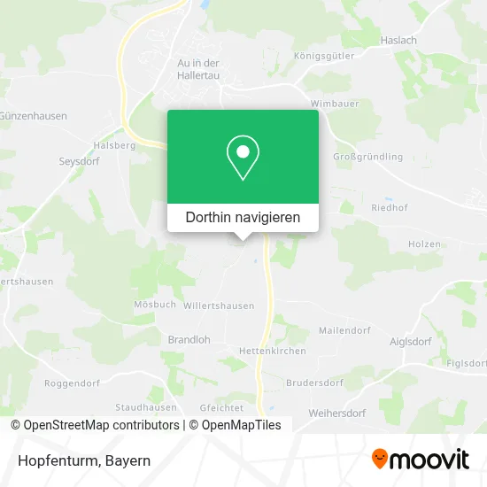 Hopfenturm Karte