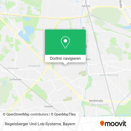 Regelsberger Und Lob-Systeme Karte