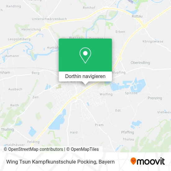 Wing Tsun Kampfkunstschule Pocking Karte