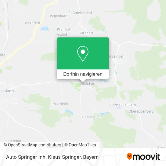 Auto Springer Inh. Klaus Springer Karte