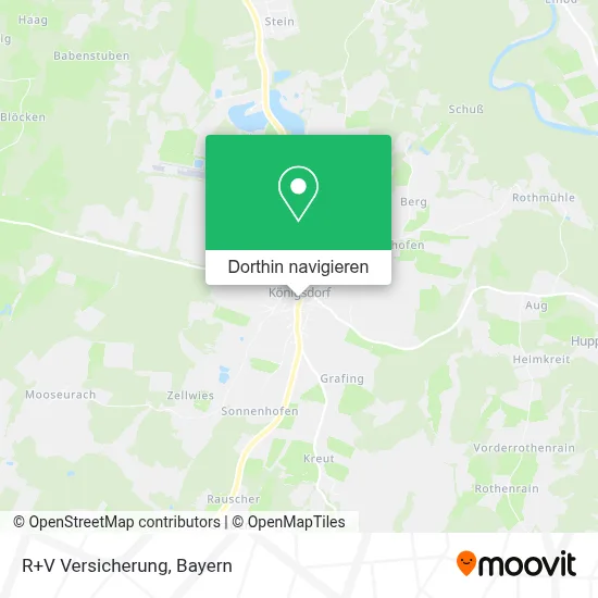 R+V Versicherung Karte