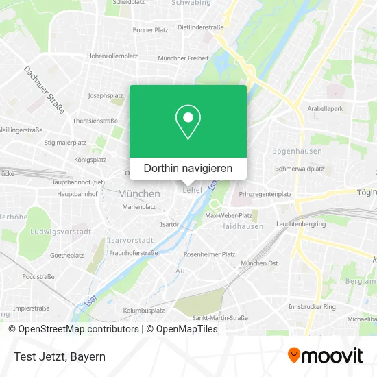 Test Jetzt Karte