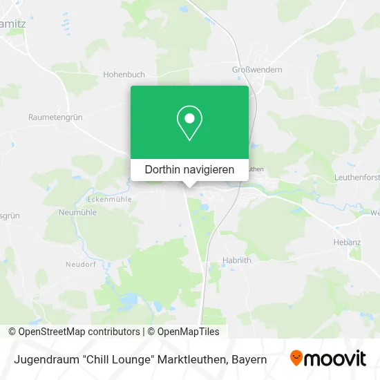 Jugendraum "Chill Lounge" Marktleuthen Karte