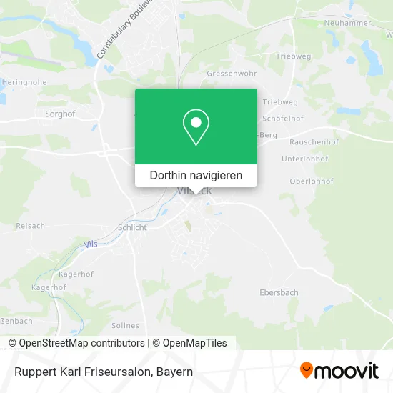 Ruppert Karl Friseursalon Karte