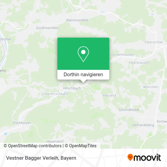 Vestner Bagger Verleih Karte