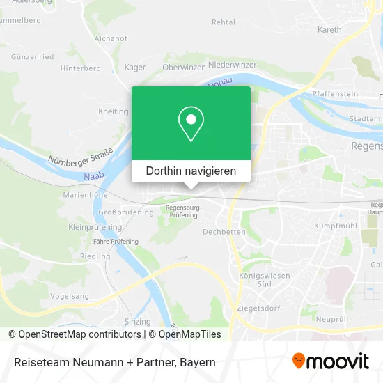 Reiseteam Neumann + Partner Karte