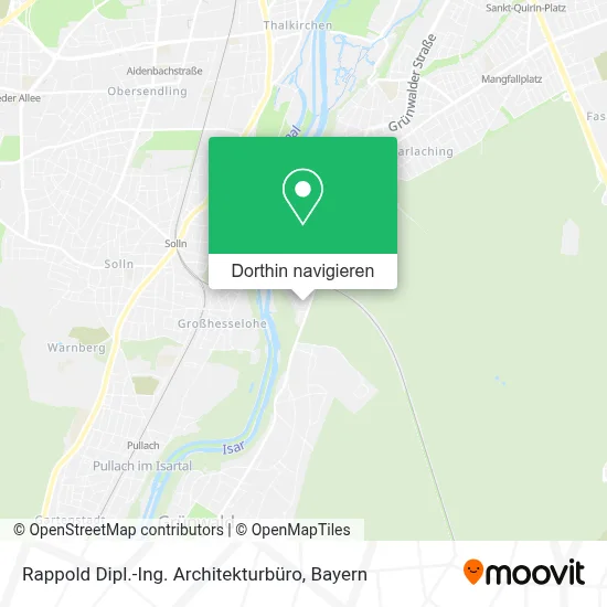 Rappold Dipl.-Ing. Architekturbüro Karte