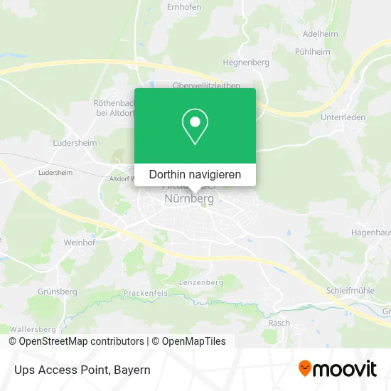 Ups Access Point Karte