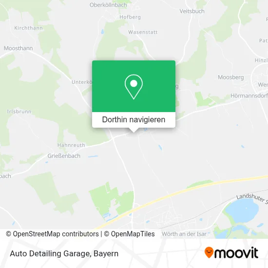 Auto Detailing Garage Karte