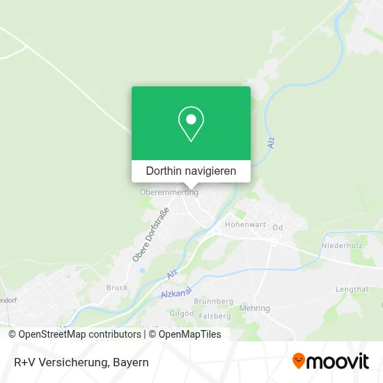 R+V Versicherung Karte