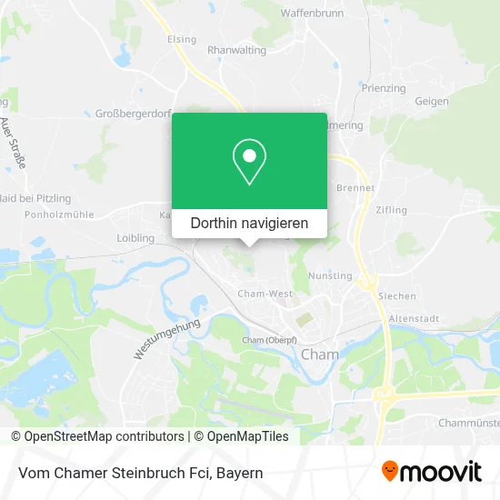 Vom Chamer Steinbruch Fci Karte