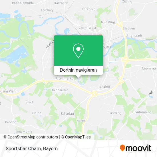 Sportsbar Cham Karte