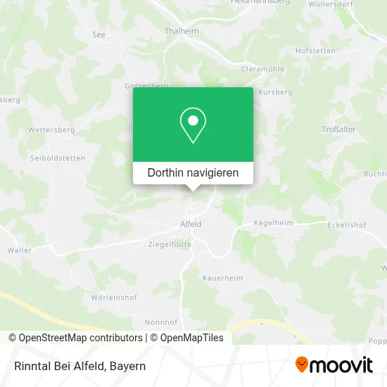 Rinntal Bei Alfeld Karte