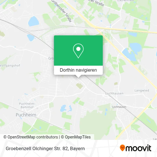 Groebenzell Olchinger Str. 82 Karte