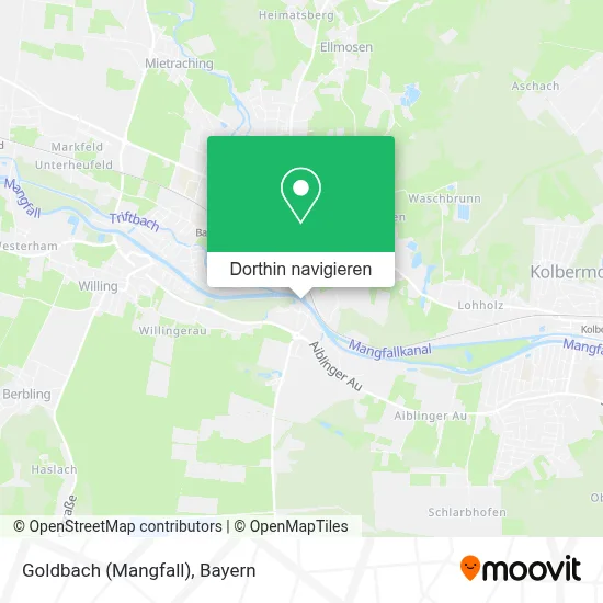 Goldbach (Mangfall) Karte