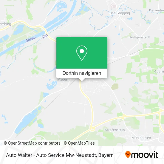 Auto Walter - Auto Service Mw-Neustadt Karte