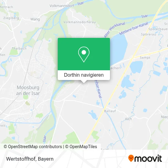 Wertstoffhof Karte