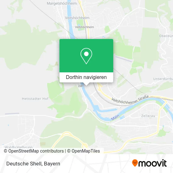 Deutsche Shell Karte
