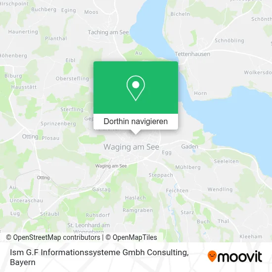 Ism G.F Informationssysteme Gmbh Consulting Karte