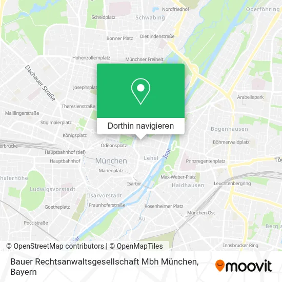 Bauer Rechtsanwaltsgesellschaft Mbh München Karte