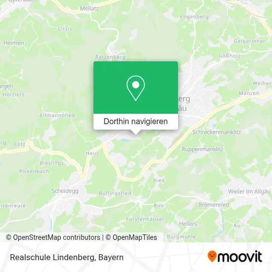 Realschule Lindenberg Karte