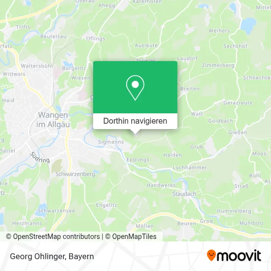 Georg Ohlinger Karte