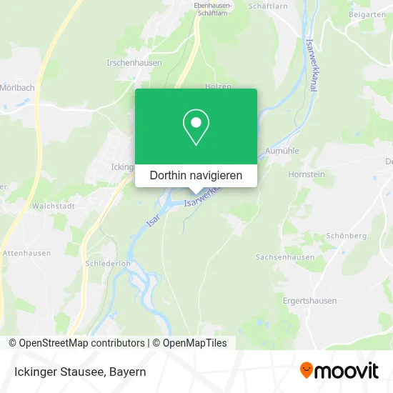 Ickinger Stausee Karte