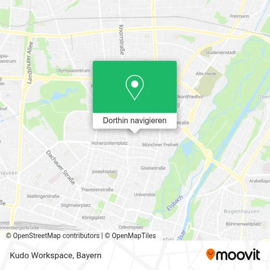 Kudo Workspace Karte