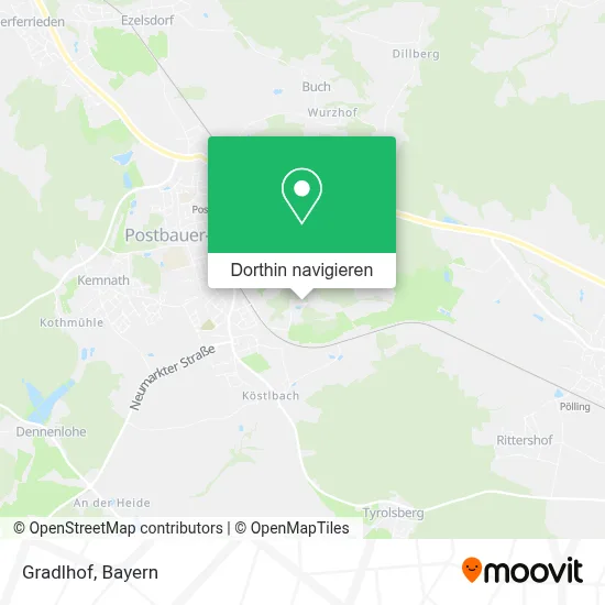 Gradlhof Karte