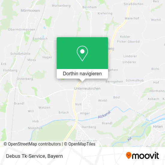 Debus Tk-Service Karte