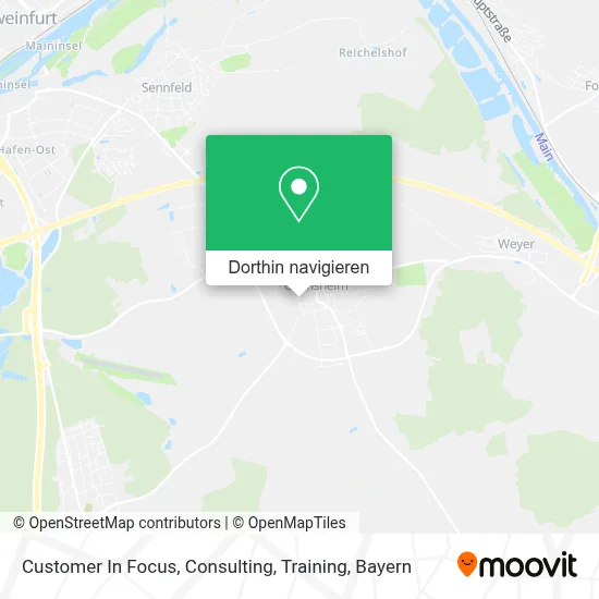 Customer In Focus, Consulting, Training Karte