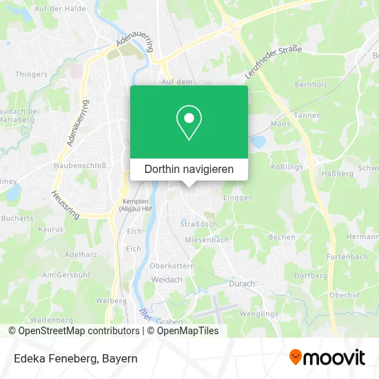 Edeka Feneberg Karte
