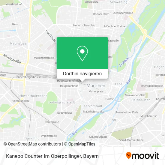 Kanebo Counter Im Oberpollinger Karte