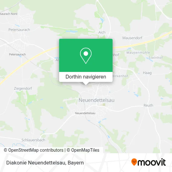 Diakonie Neuendettelsau Karte