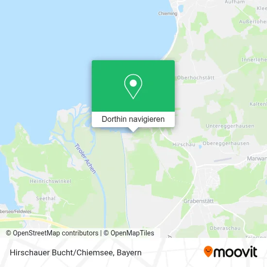 Hirschauer Bucht/Chiemsee Karte
