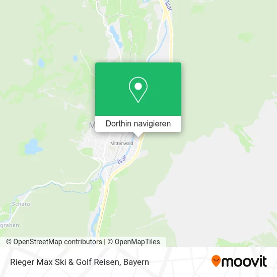 Rieger Max Ski & Golf Reisen Karte